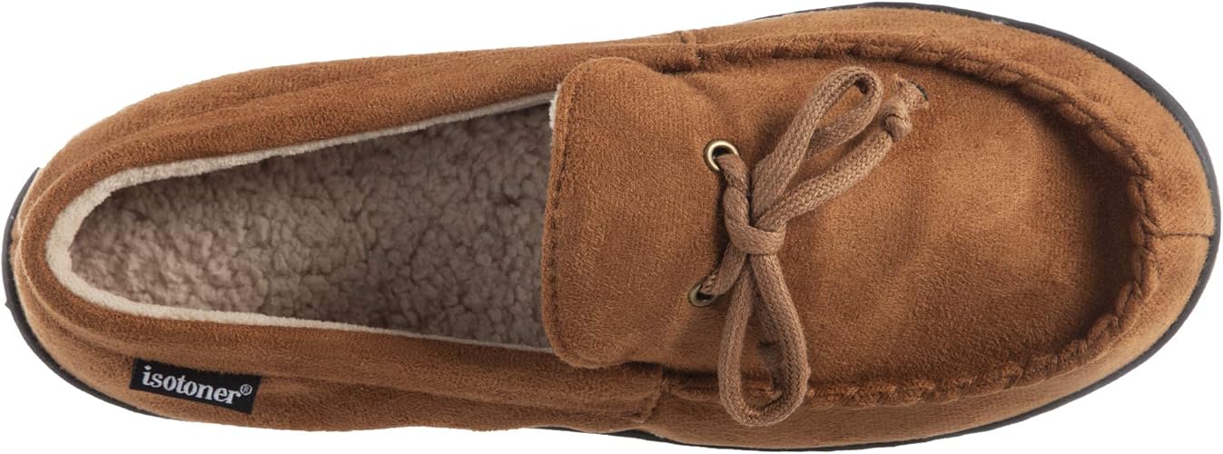 Men's Cushioned Microsuede Moccasins - Classic and Comfortable Footwear