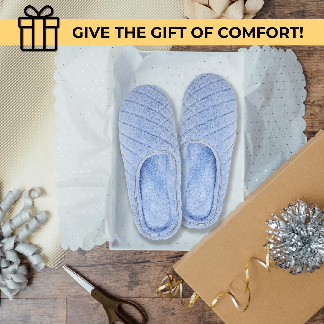 Women's Memory Foam Washable Leslie Clog House Slipper with Wide Widths