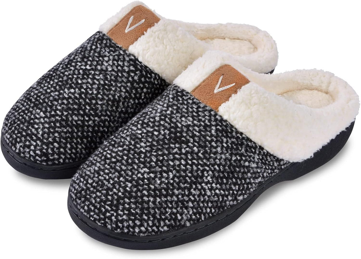 Plush Fleece Lined House Slippers