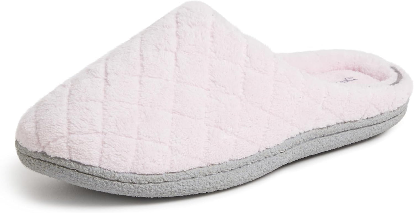 Women's Memory Foam Washable Leslie Clog House Slipper with Wide Widths