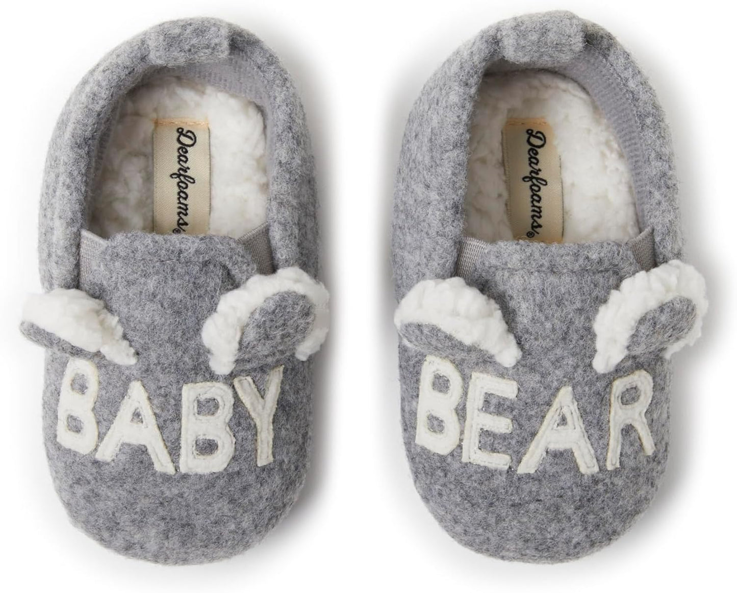 Kids and Toddlers Lil Bear Baby Bear Christmas Holiday Matching Pajama Family Bear Slipper