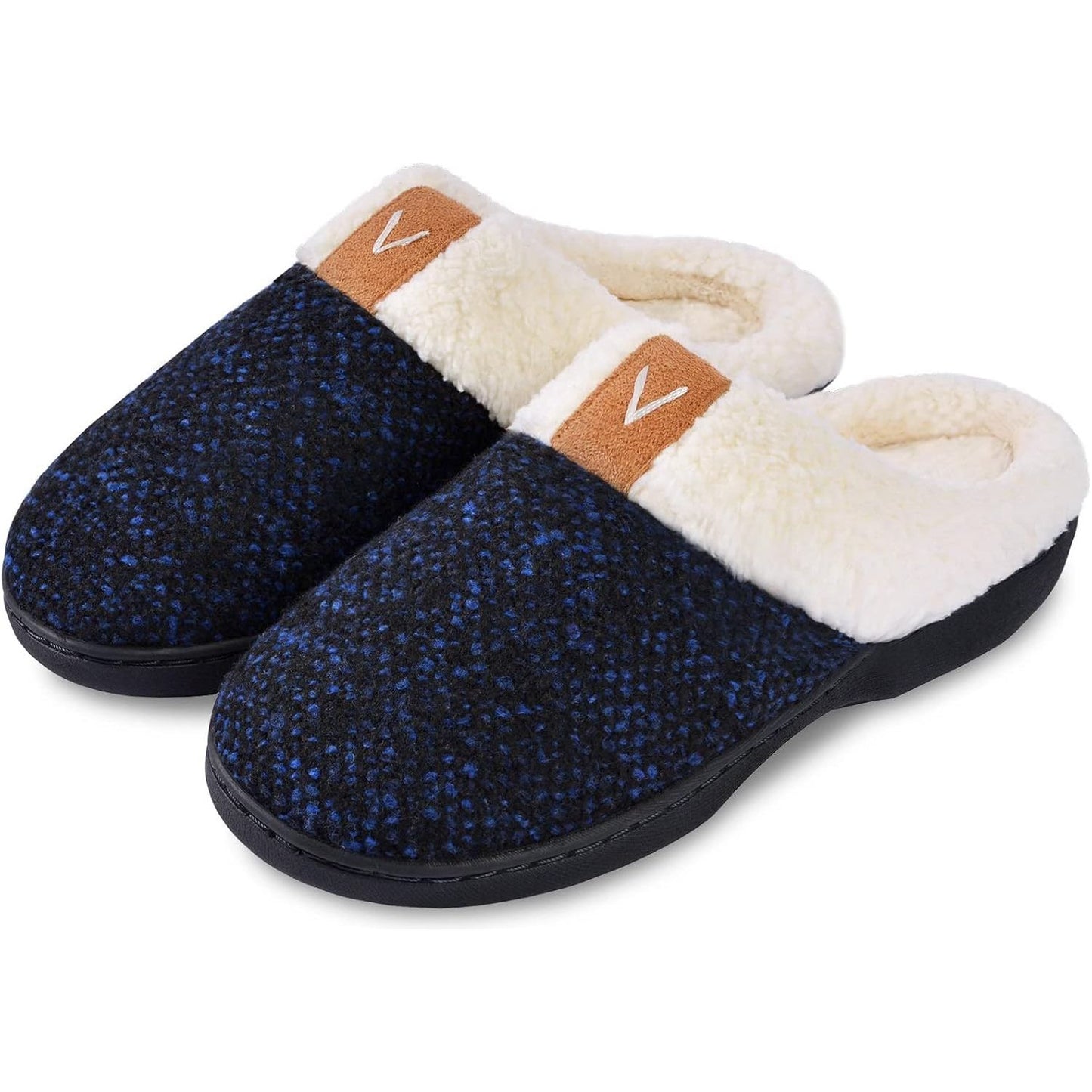 Plush Fleece Lined House Slippers
