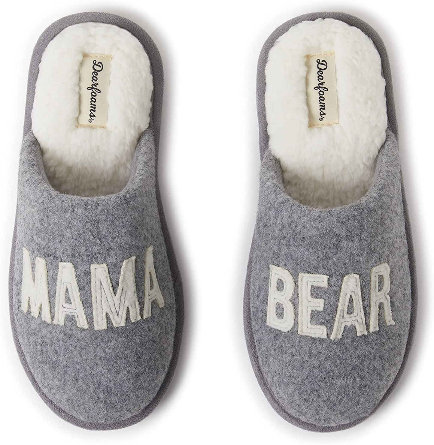 Women’s Christmas Gifts for Mom Cute Matching Family Pajama Mama Bear Slipper