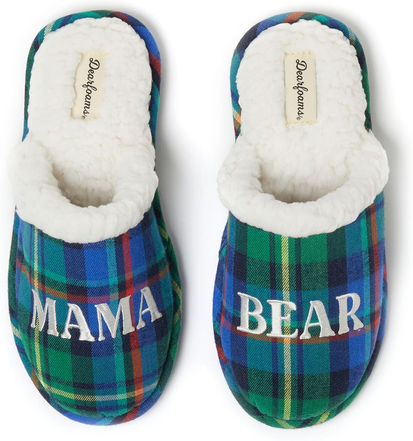 Women’s Christmas Gifts for Mom Cute Matching Family Pajama Mama Bear Slipper