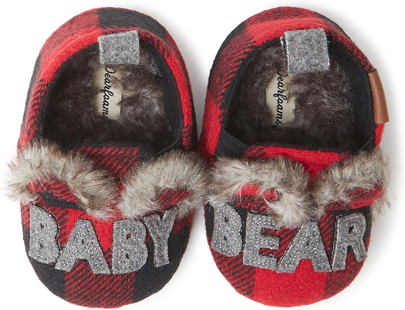 Kids and Toddlers Lil Bear Baby Bear Christmas Holiday Matching Pajama Family Bear Slipper