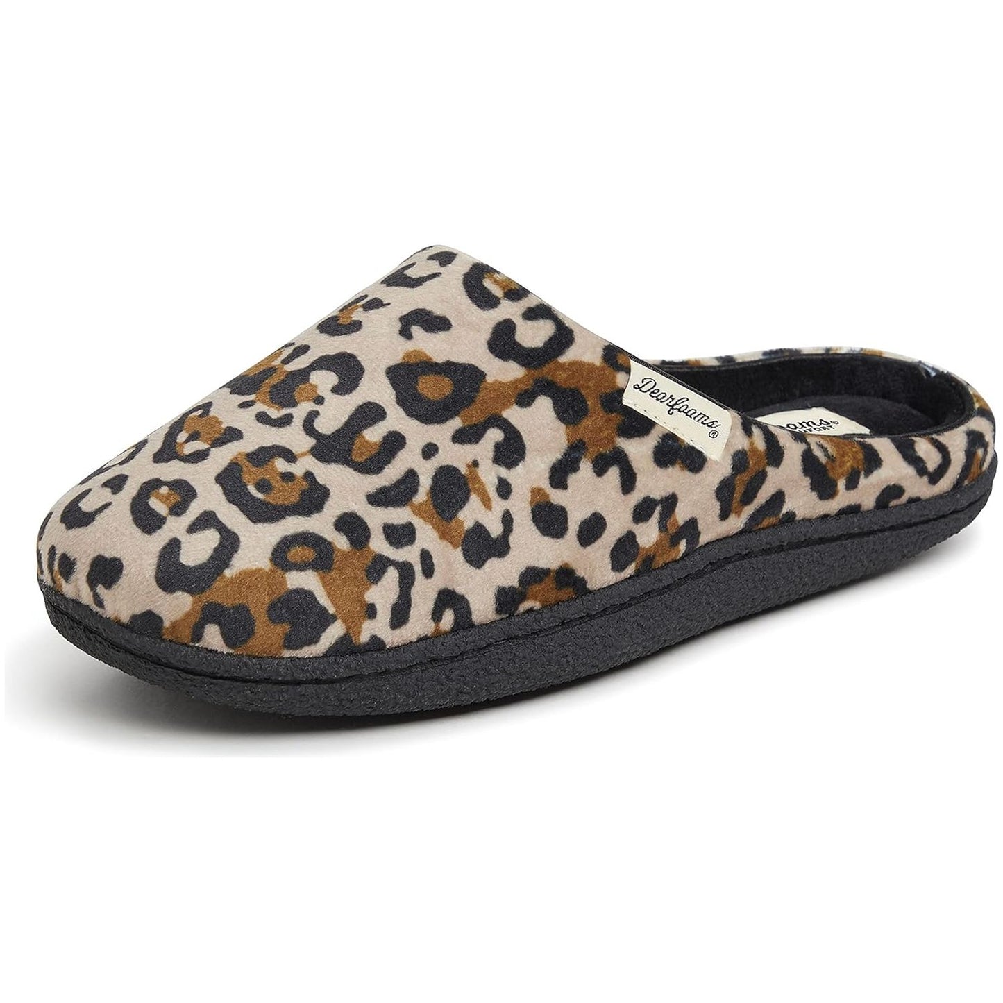 Women's Memory Foam Washable Leslie Clog House Slipper with Wide Widths