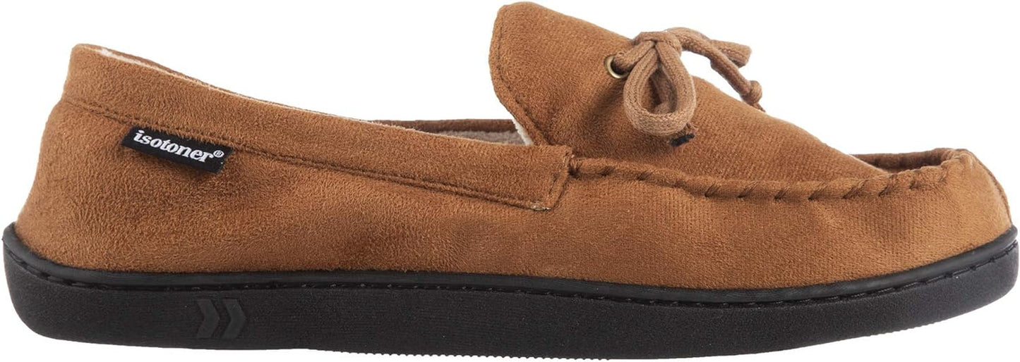 Men's Cushioned Microsuede Moccasins - Classic and Comfortable Footwear