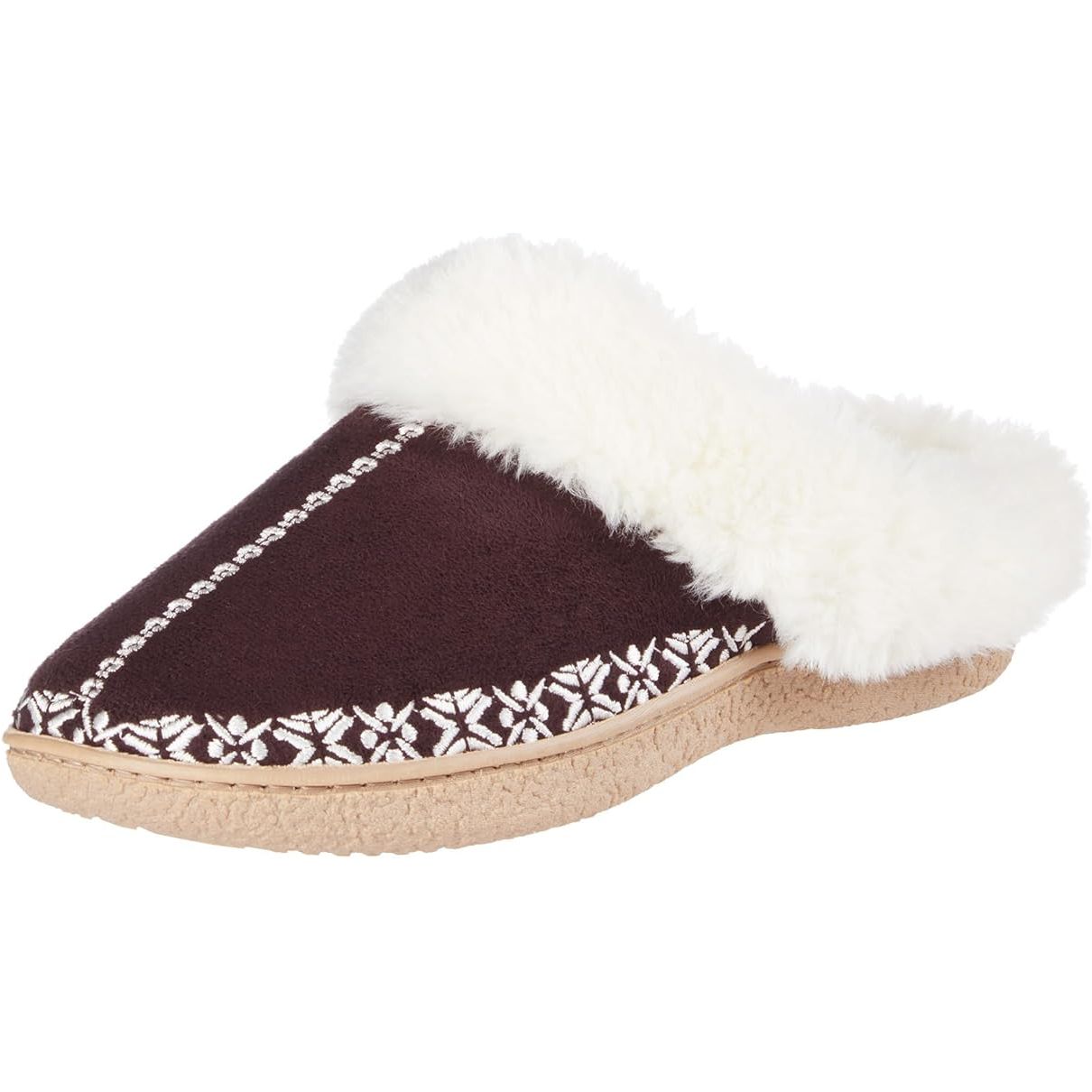 Women's Clara Embroidered Microsuede Clogs - Comfortable and Durable Footwear For Relaxing and Walking