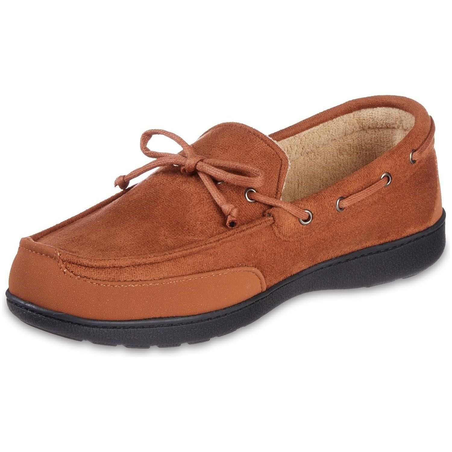 Classic Men's Carter Boater Moccasins - Slipon Style, Flat Heel