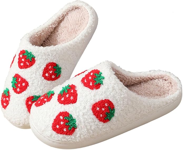 Women's Cute & Comfy Bedroom Slippers, Graphic House Slippers