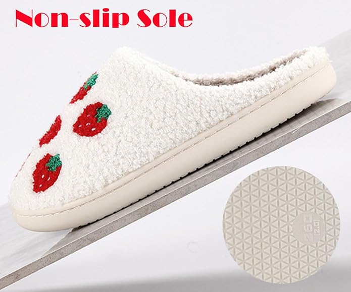 Women's Cute & Comfy Bedroom Slippers, Graphic House Slippers