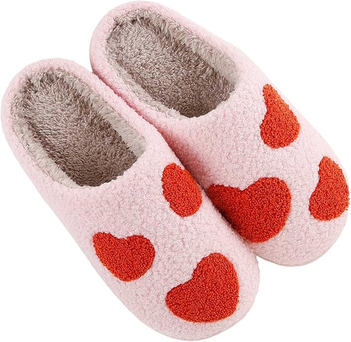 Women's Cute & Comfy Bedroom Slippers, Graphic House Slippers