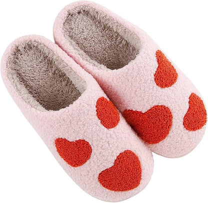 Women's Cute & Comfy Bedroom Slippers, Graphic House Slippers