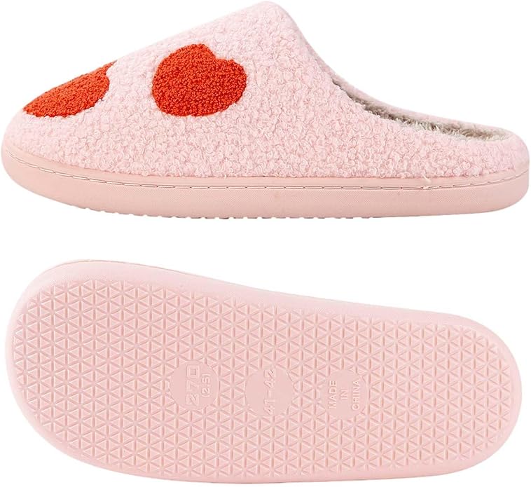 Women's Cute & Comfy Bedroom Slippers, Graphic House Slippers