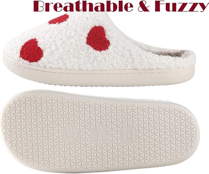 Women's Cute & Comfy Bedroom Slippers, Graphic House Slippers