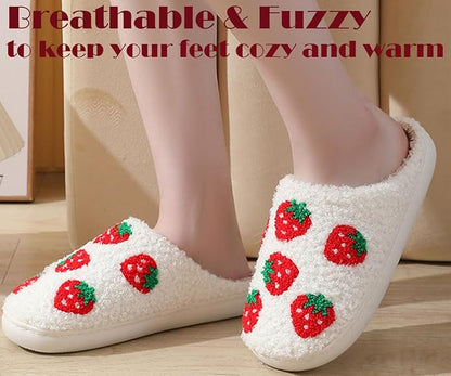 Women's Cute & Comfy Bedroom Slippers, Graphic House Slippers