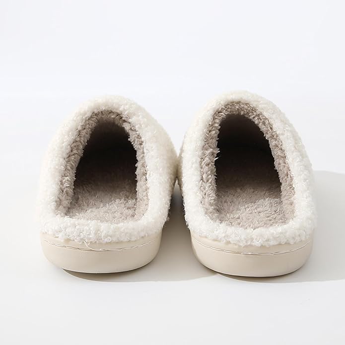 Women's Warm Graphic Holiday Slippers, Indoor, Fluffy & Warm Fleece Slip-On House Shoes, Perfect Gift For Mom, Sister, Girlfriend, & Friends