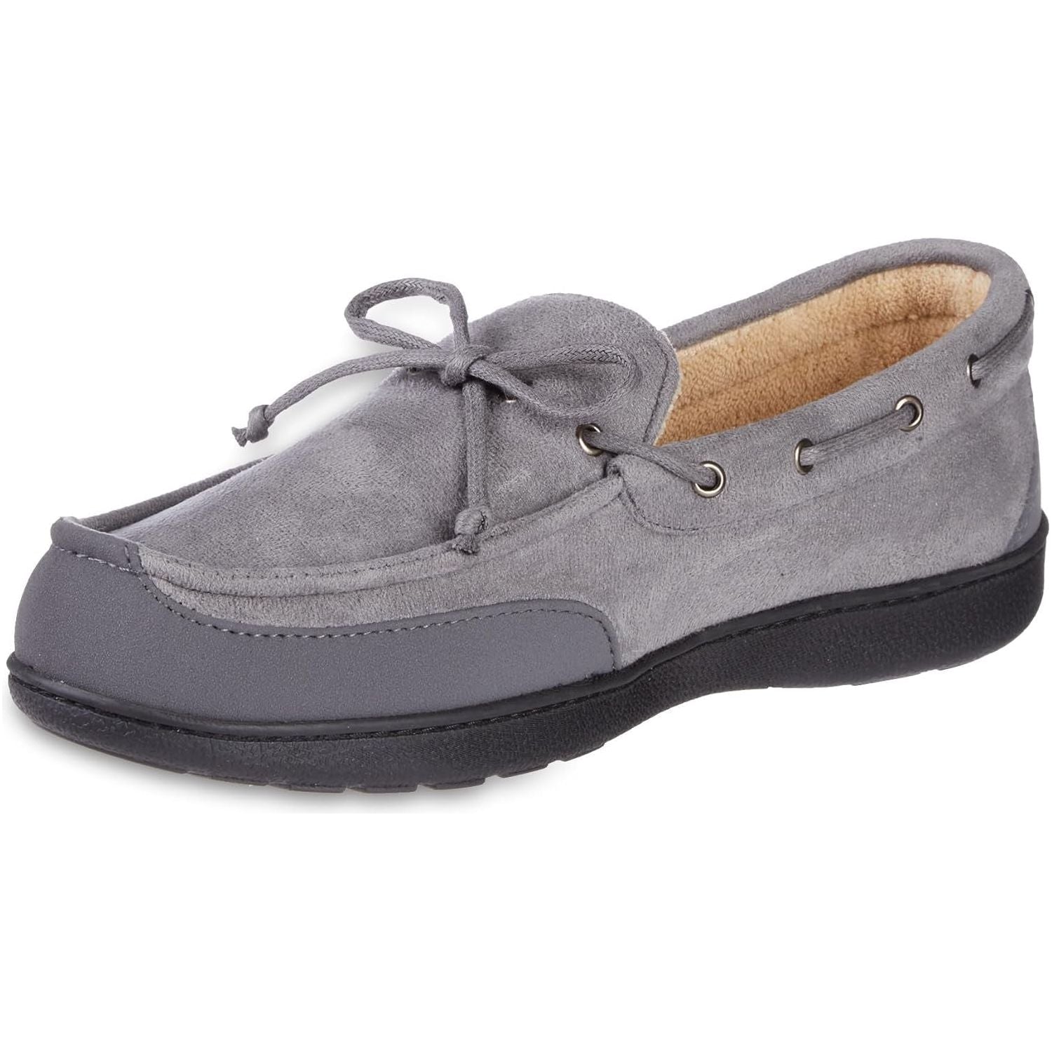 Classic Men's Carter Boater Moccasins - Slipon Style, Flat Heel