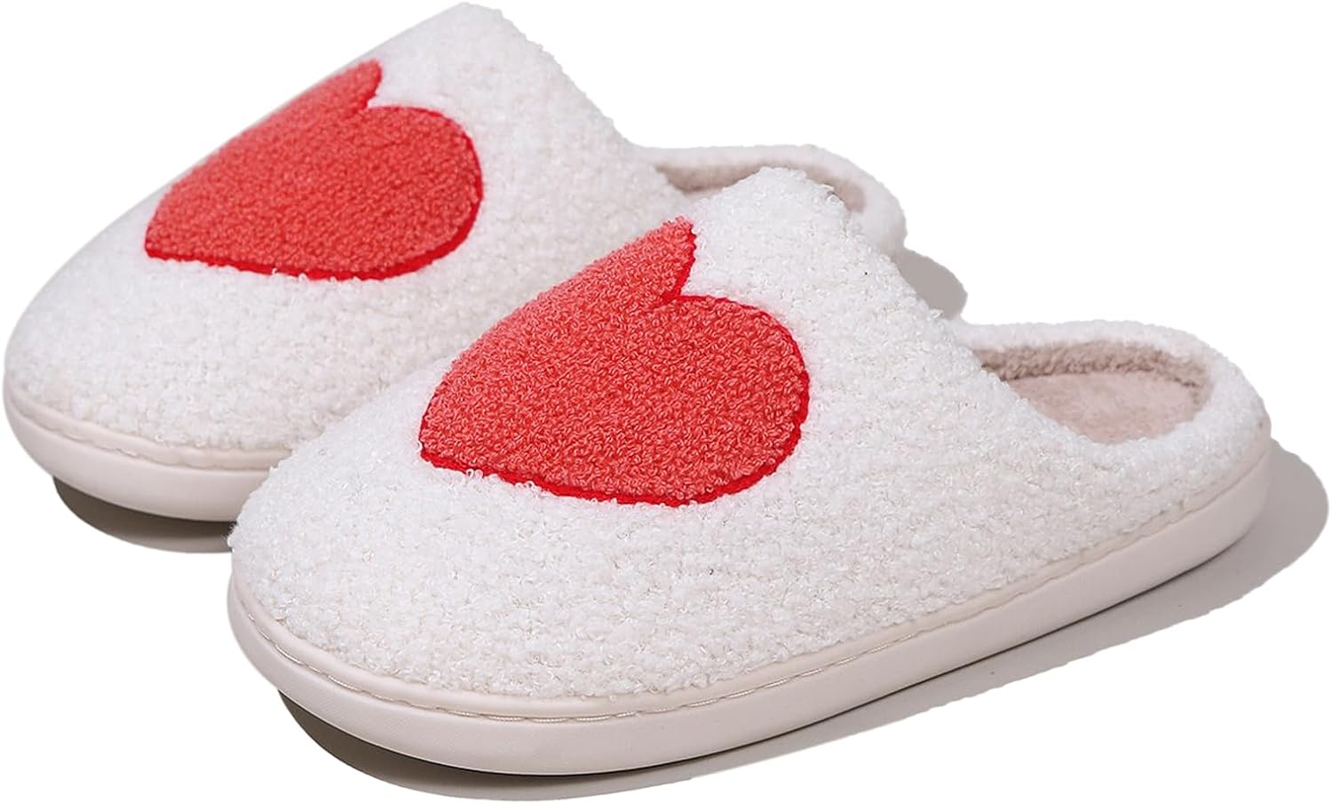 Women's Warm Graphic Christmas Slippers, Indoor, Fluffy & Warm Fleece Slip-On House Shoes, Perfect Gift For Mom, Sister, Girlfriend, Friends