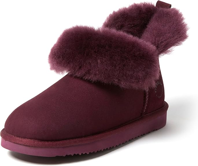 Women's Fireside Shearling Foldover Boots - Comfortable Fur Footwear