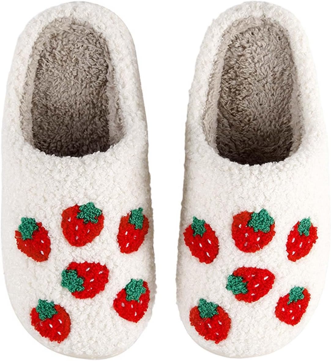 Women's Cute & Comfy Bedroom Slippers, Graphic House Slippers