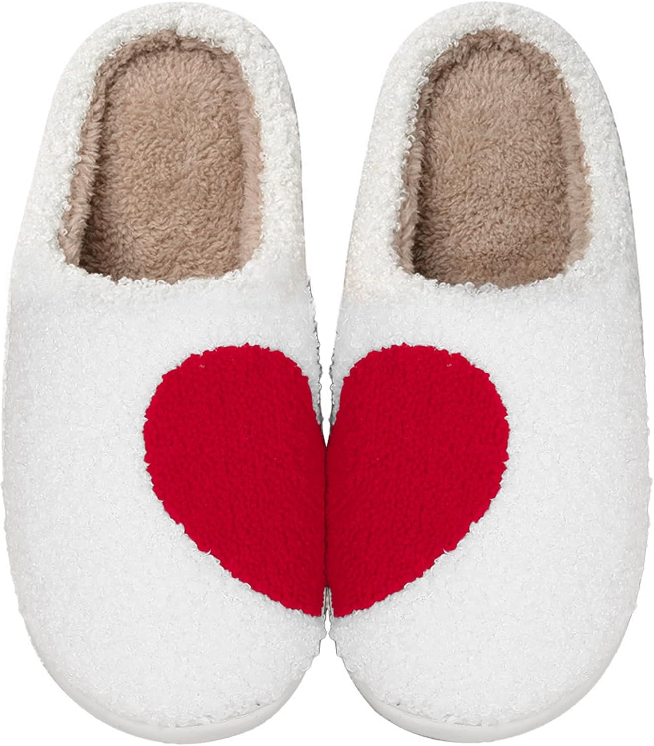 Women's Warm Graphic Christmas Slippers, Indoor, Fluffy & Warm Fleece Slip-On House Shoes, Perfect Gift For Mom, Sister, Girlfriend, Friends