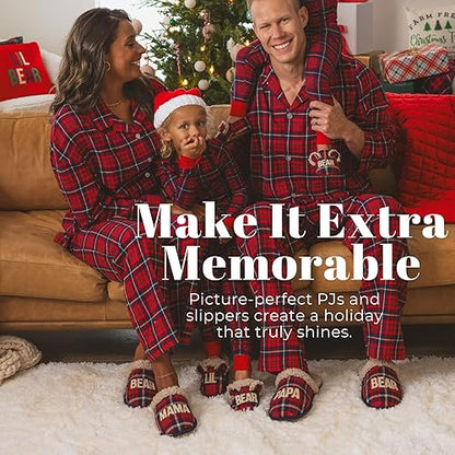 Men's Christmas Gifts for Dad Father Grandpa Matching Family Pajama Papa Bear Slipper Matching Family Pajama Papa Bear Slipper - Gift for Dad